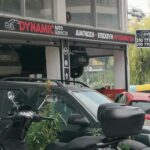 Είσοδος συνεργείου αυτοκινήτων Dynamic Auto Services